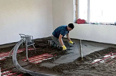 Плюсы и минусы полусухой стяжки для теплого пола